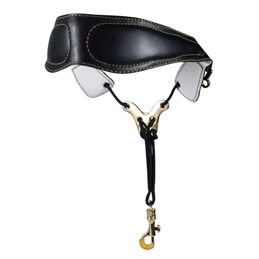 Correa de cuello de saxofón de cuero adorence - - Imagen 3