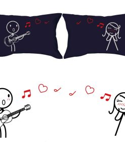 Fundas de Almohada BoldLoft Love Me Tender para Parejas