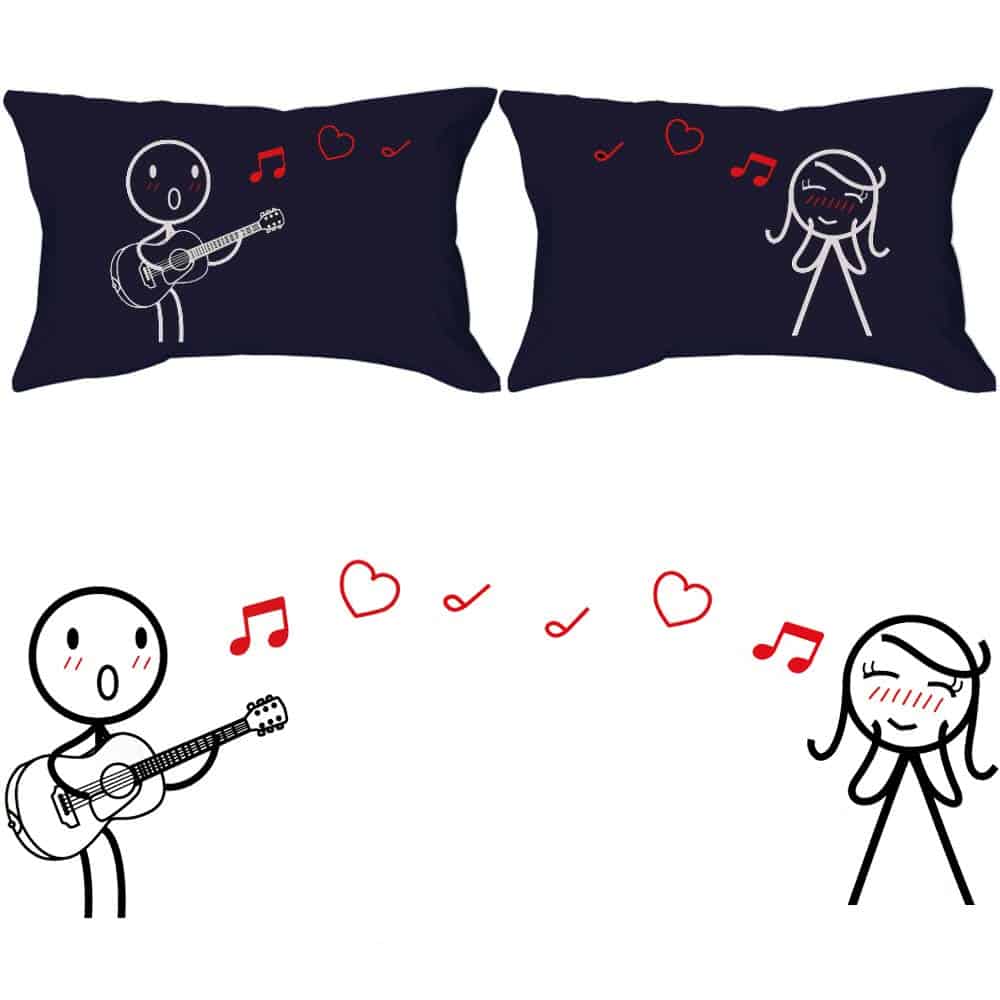 Fundas de Almohada BoldLoft Love Me Tender para Parejas