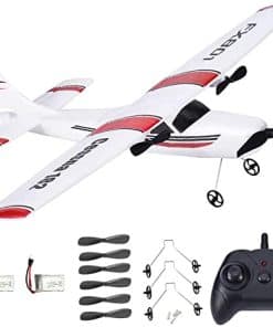 Avión de Control Remoto, Avión RC de 2 Canales 2.4Ghz Listo