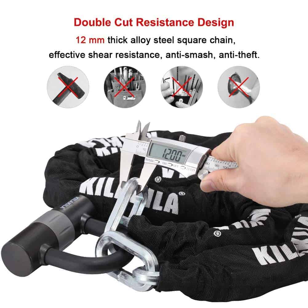 Candado de Cadena de Seguridad KILAKILA de 1.6 Metros - - Imagen 5