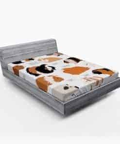 Sábana Ajustable Lunarable Guinea Pig, Diseño Infográfico