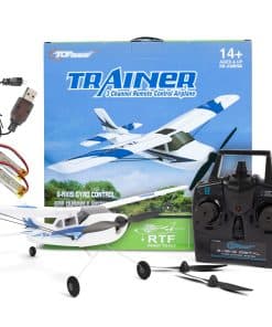 Avión de Control Remoto Top Race - Avión RC -Blanco/Azul