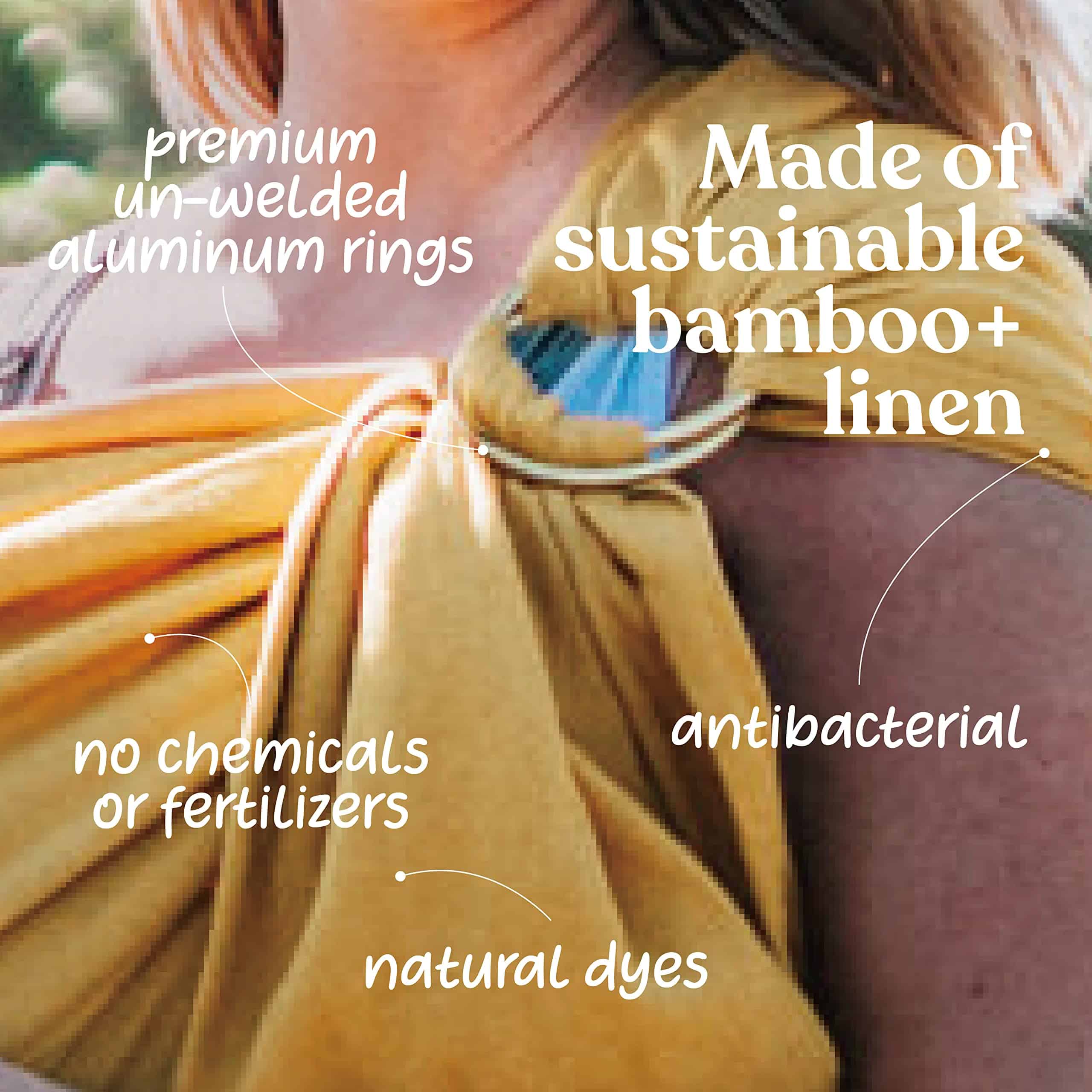Porta Bebé Nalakai Ring Sling. Ecológico, Suave Fular para - Imagen 9