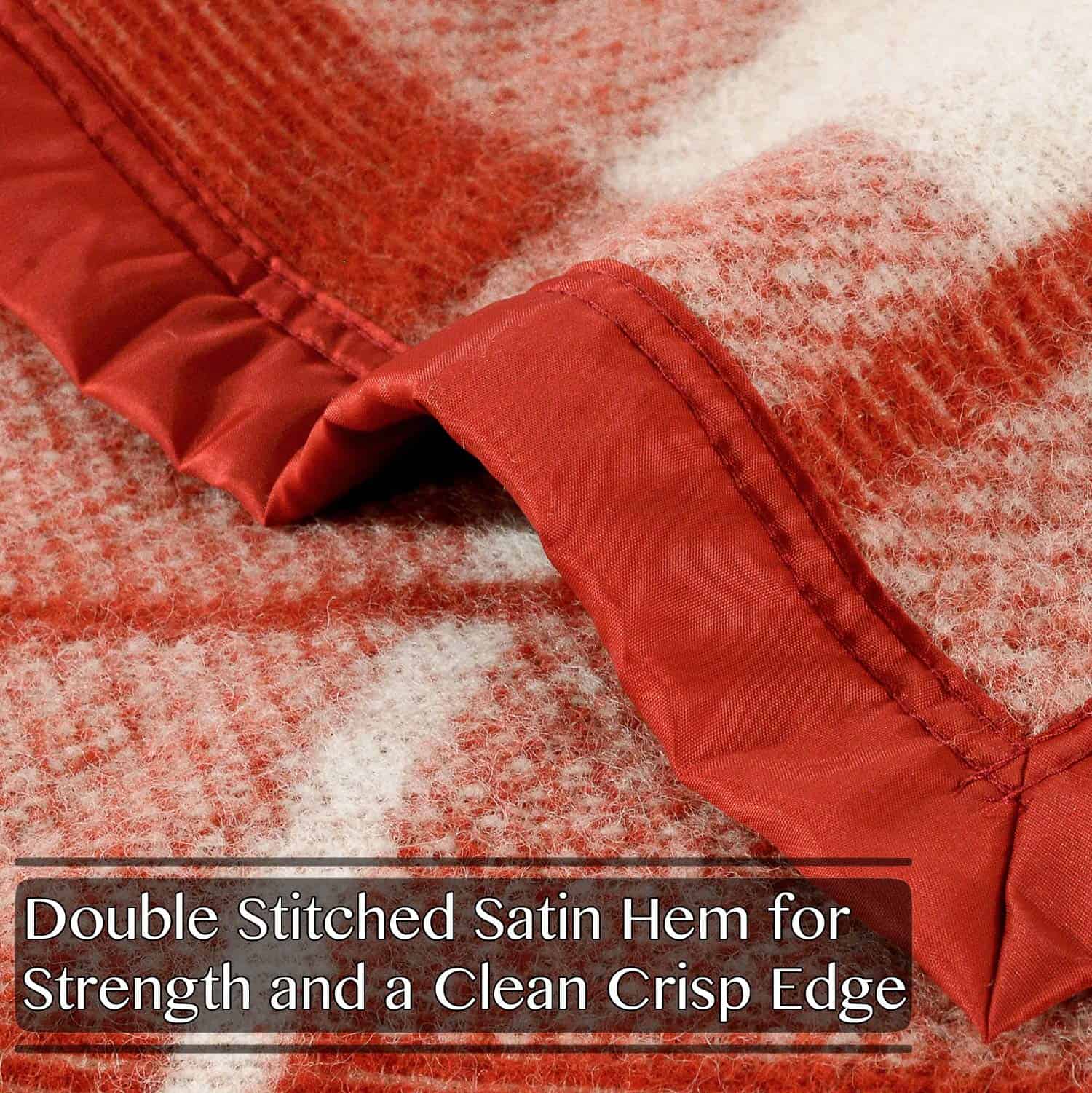 Manta de lana virgen Poyet Motte Rivoli 400GSM, peso - Imagen 7