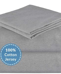 Juego de sábanas Mellanni de jersey - 4 piezas 100% algodón