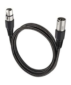 Cable XLR KINXIYU de 30 FT, 3 Pin Trenzado de Nylong