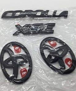 Sobrepuestos de Emblemas Negros Genuinos Toyota 2020 &