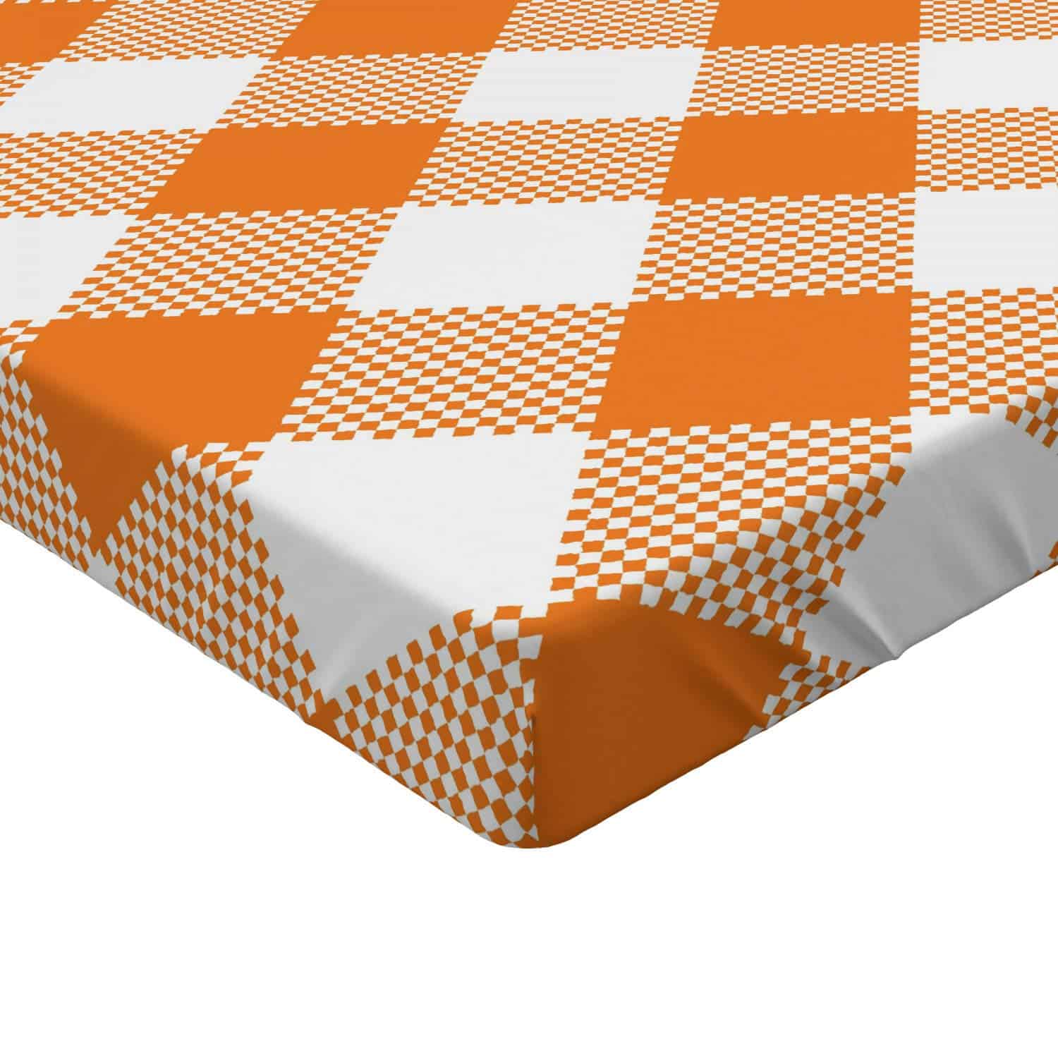 Sábana Ajustable Lunarable Plaid, Patrón de Cuadros - Imagen 3