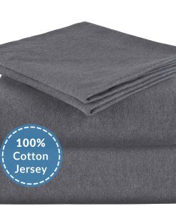 Juego de sábanas Mellanni Jersey - 3 Piezas 100% Algodón