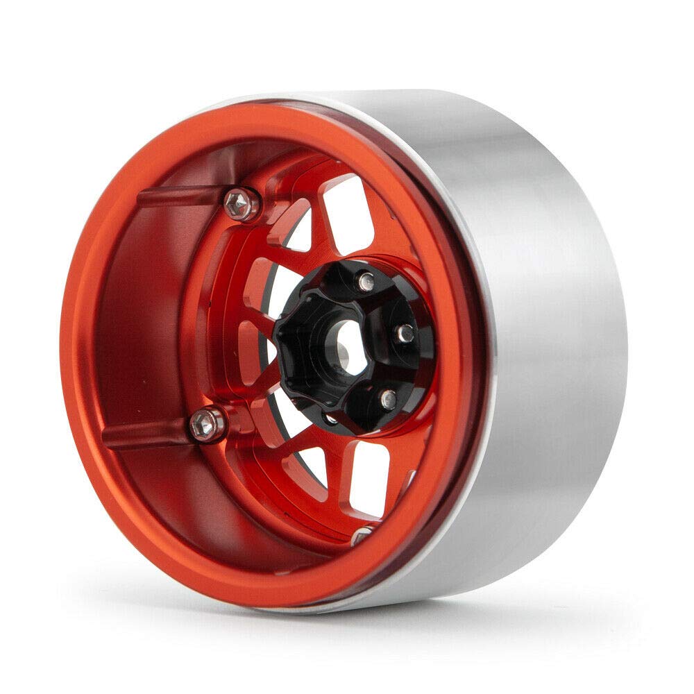 4PCS 2.2" RC Ruedas de Bloqueo de Cuentas de Aluminio con - Imagen 6