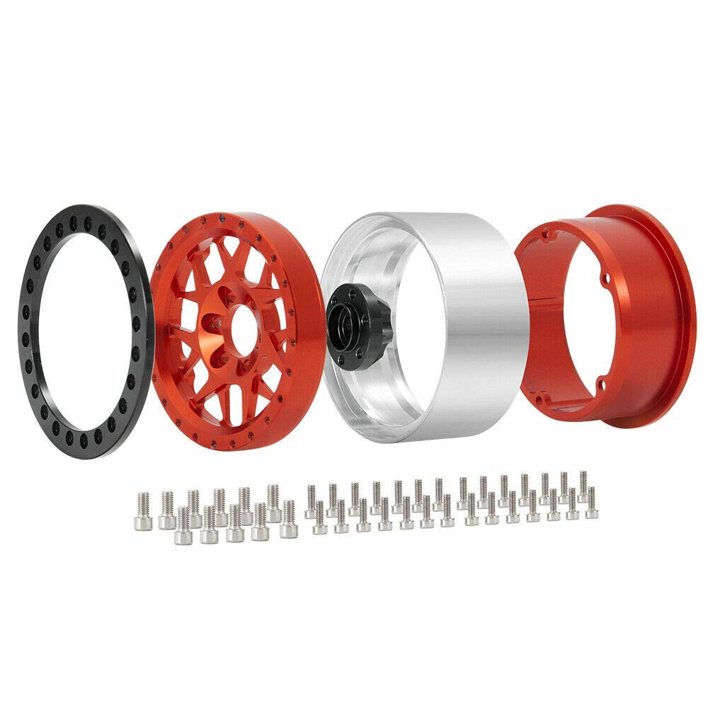 4PCS 2.2" RC Ruedas de Bloqueo de Cuentas de Aluminio con - Imagen 4