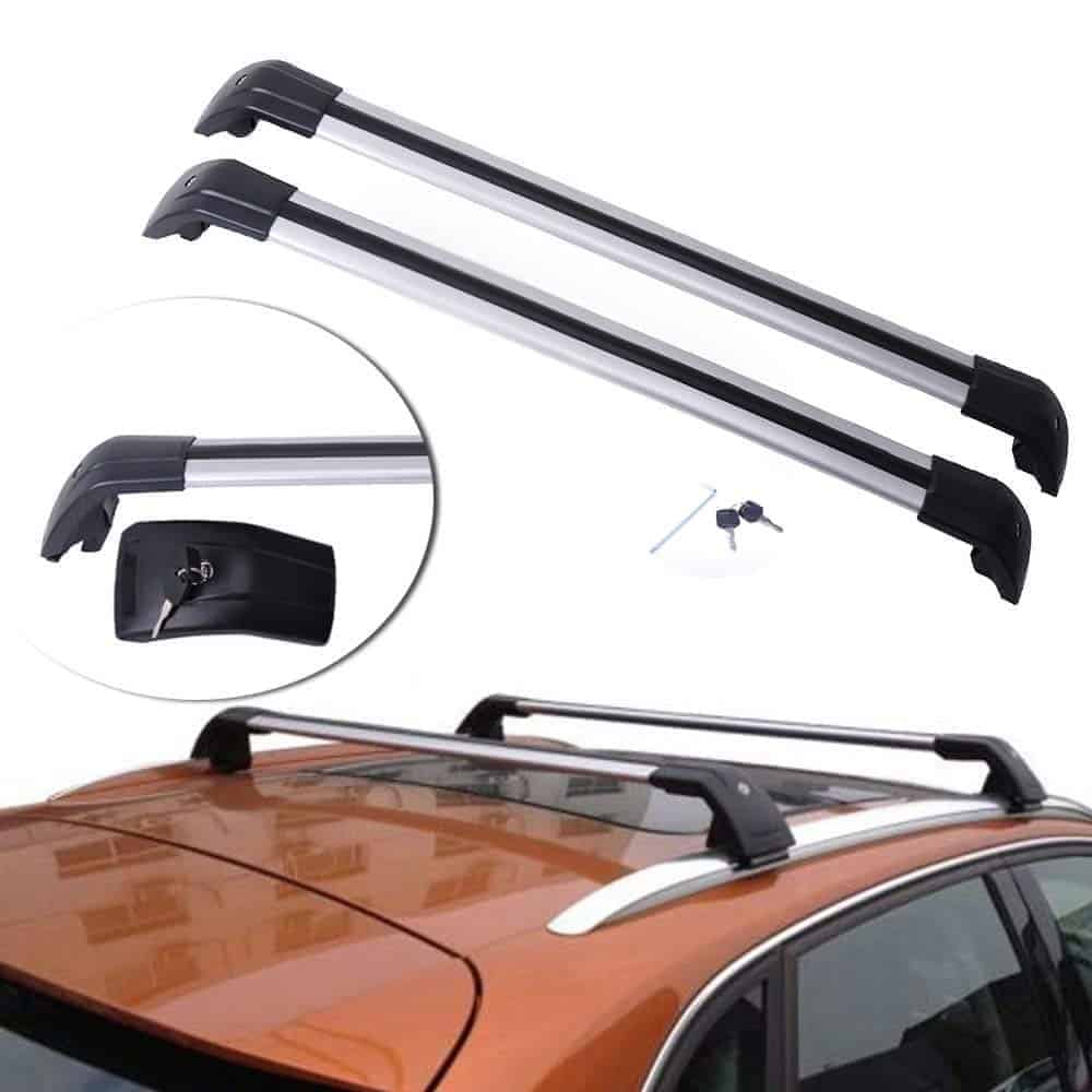 Riel de techo superior de aluminio bloqueable para equipaje