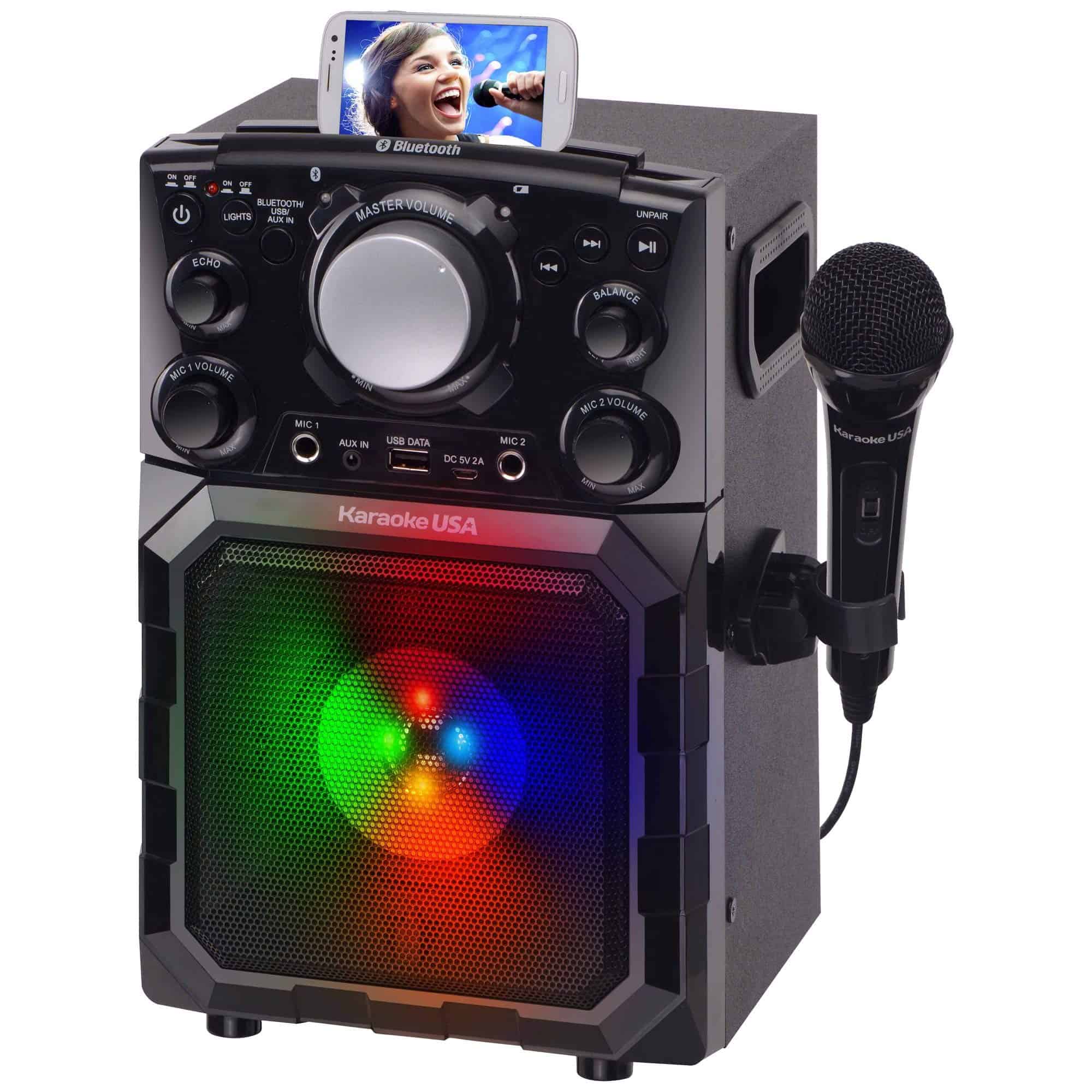 Reproductor de karaoke MP3 portátil Karaoke USA con