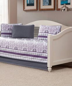 Set de Colcha Reversible de 5 Piezas para Cama de Día