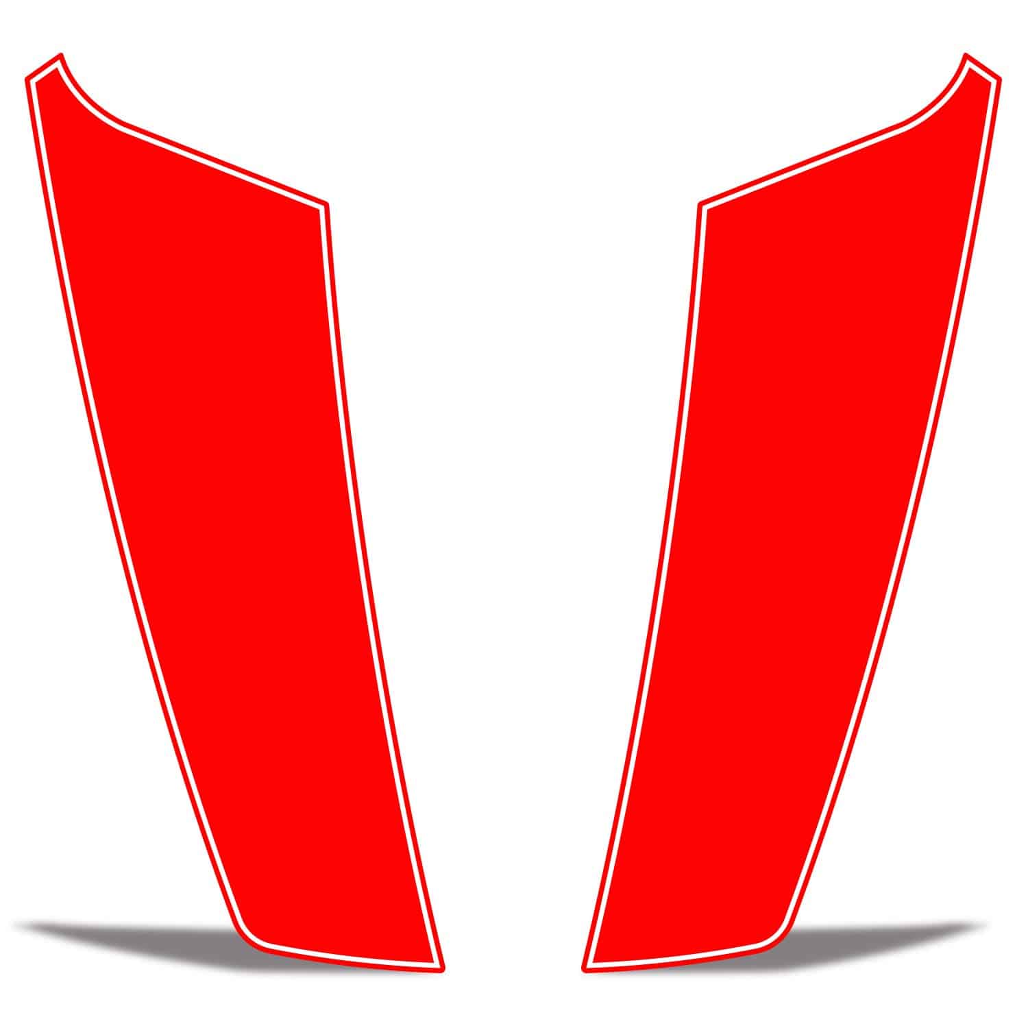 Kit de gráficos de franjas de carrera para capó de fábrica - Imagen 3