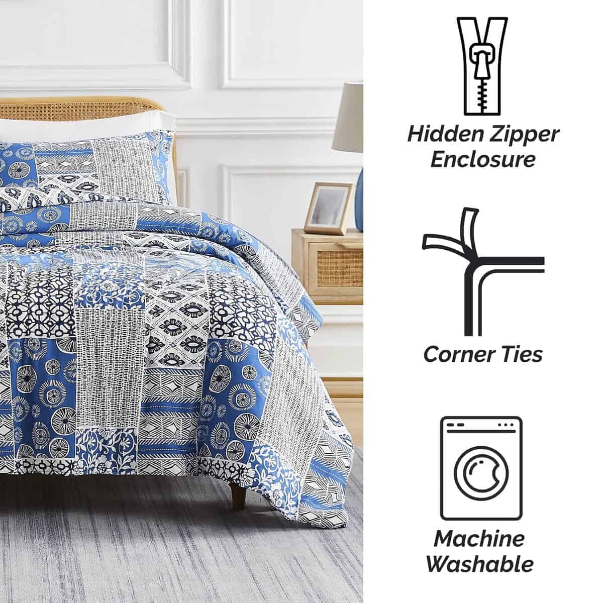 Southshore Fine Living, Inc. Funda de Edredón Patchwork - Imagen 7