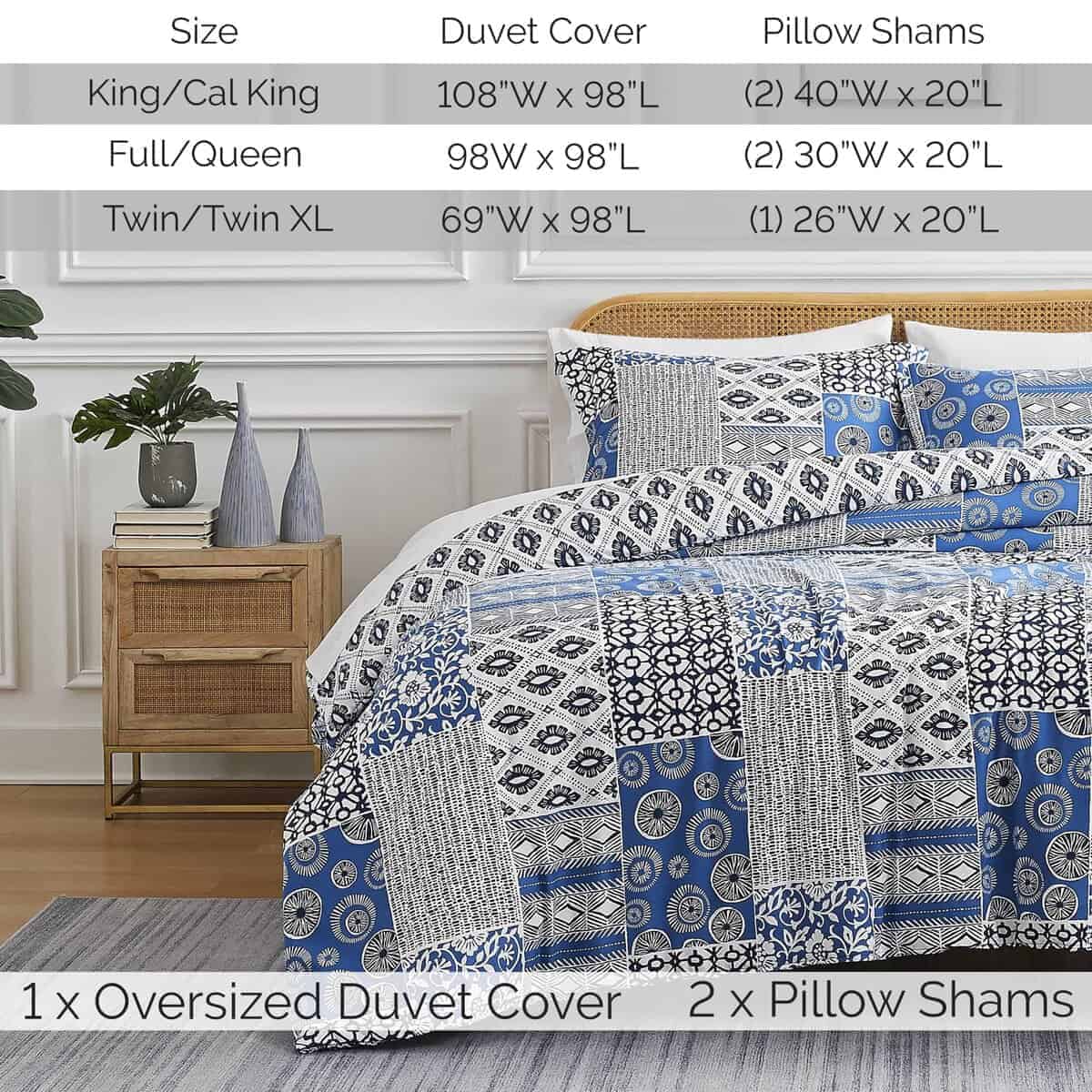 Southshore Fine Living, Inc. Funda de Edredón Patchwork - Imagen 3