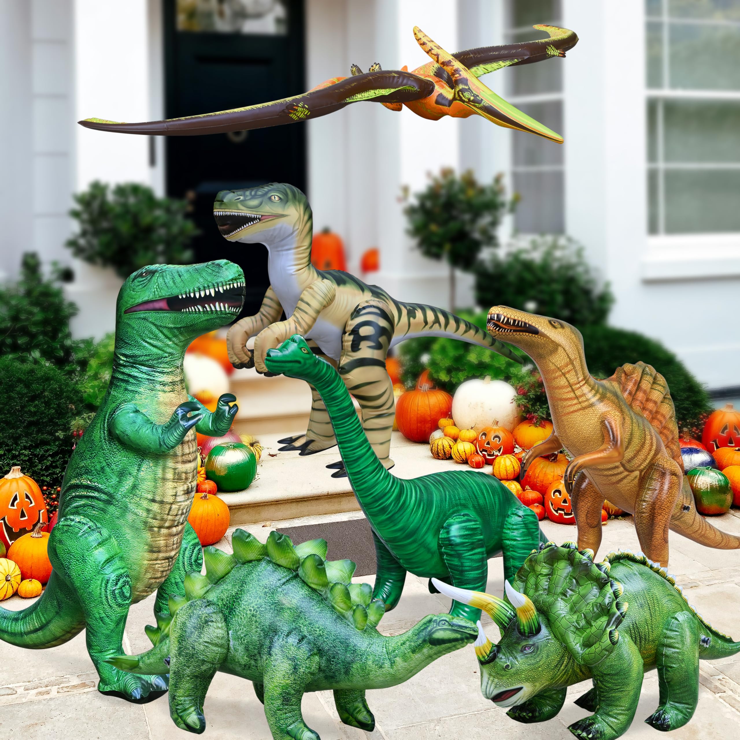 Jet Creations Inflable de Dinosaurio (Los 7) - Imagen 4