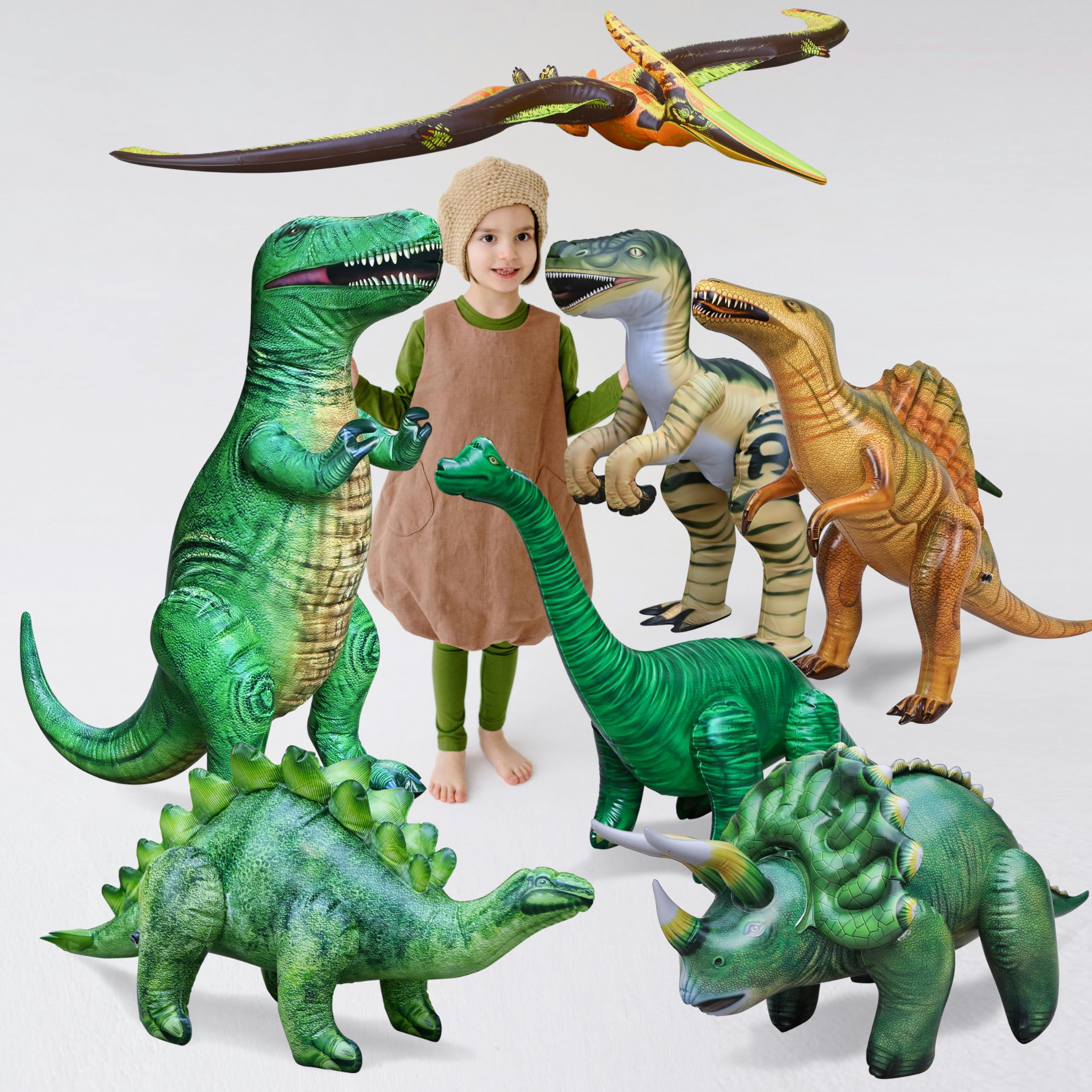 Jet Creations Inflable de Dinosaurio (Los 7) - Imagen 6