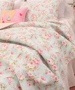 Juego de 3 piezas de Edredón Cubrecama de Estilo Country