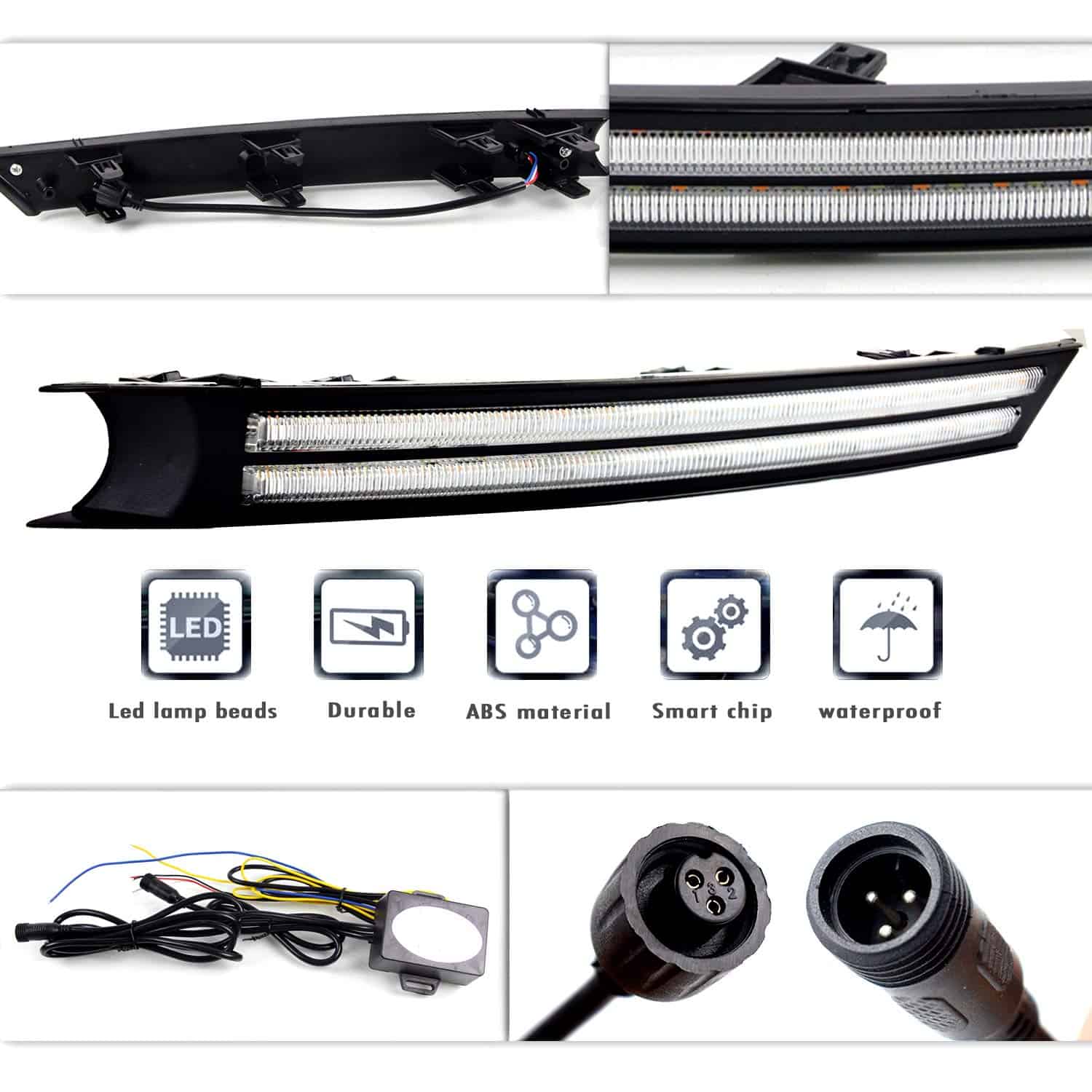 KE-KE Tira LED de Doble Fila Dual Color Luces de - Imagen 3