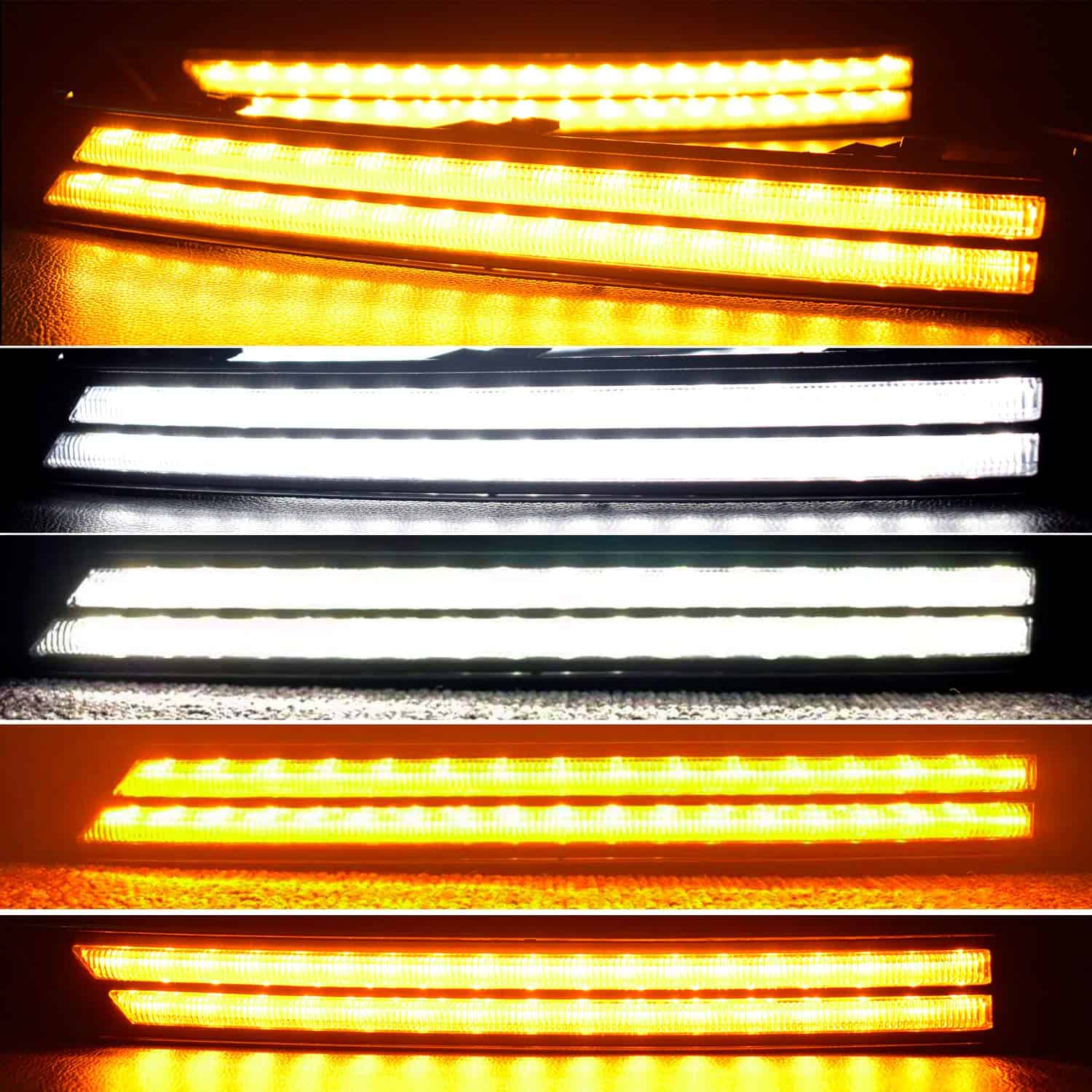 KE-KE Tira LED de Doble Fila Dual Color Luces de - Imagen 6