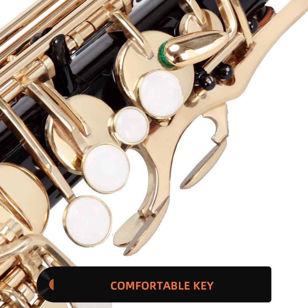 Kit de saxofón Glarry Student Alto Eb E-flat en Oro Lacado - Imagen 5