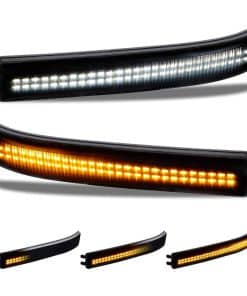 RUXIFEY Luz de señal de giro LED secuencial de espejo