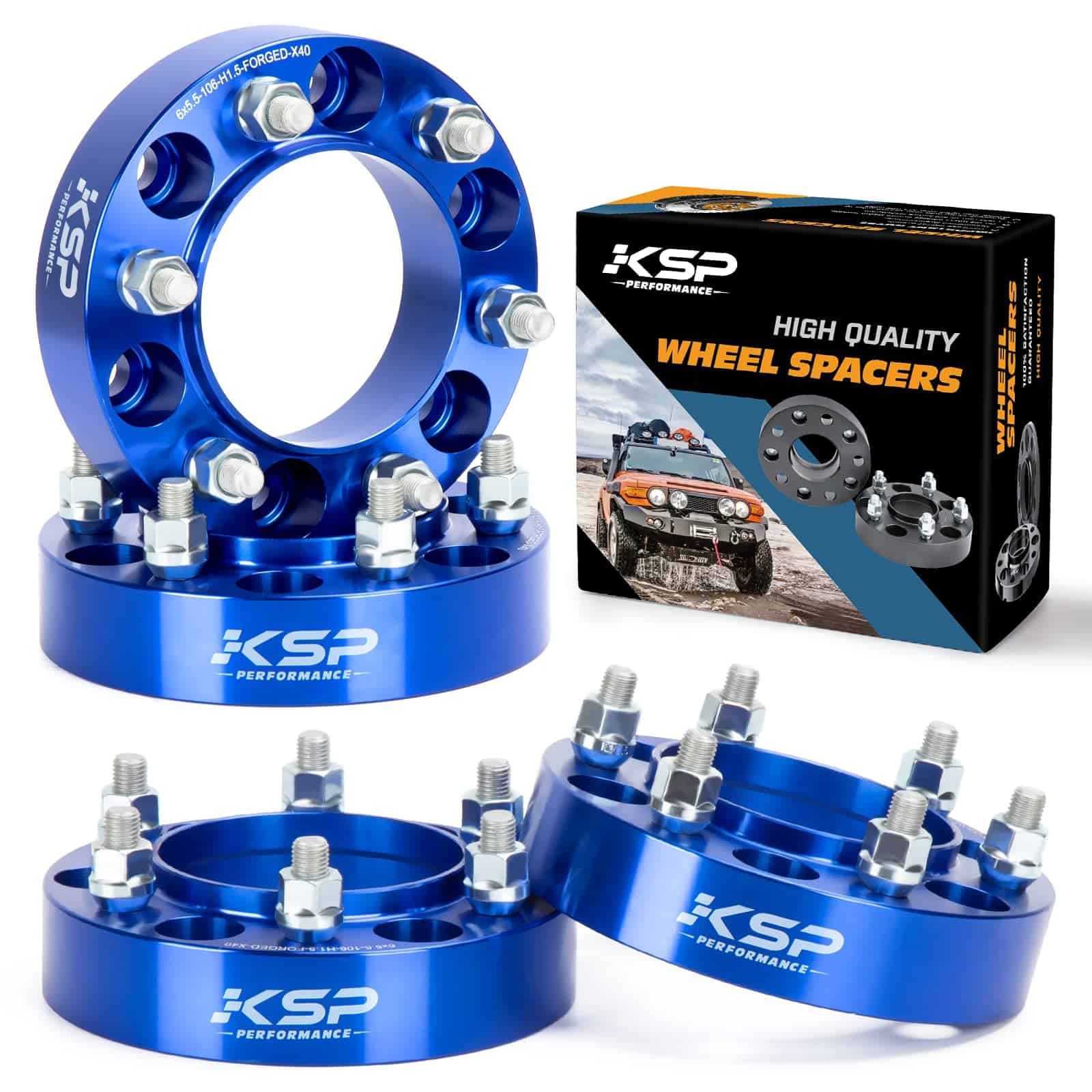 KSP 6X5.5 Separadores de Rueda para Tacoma 4Runner, Kit de