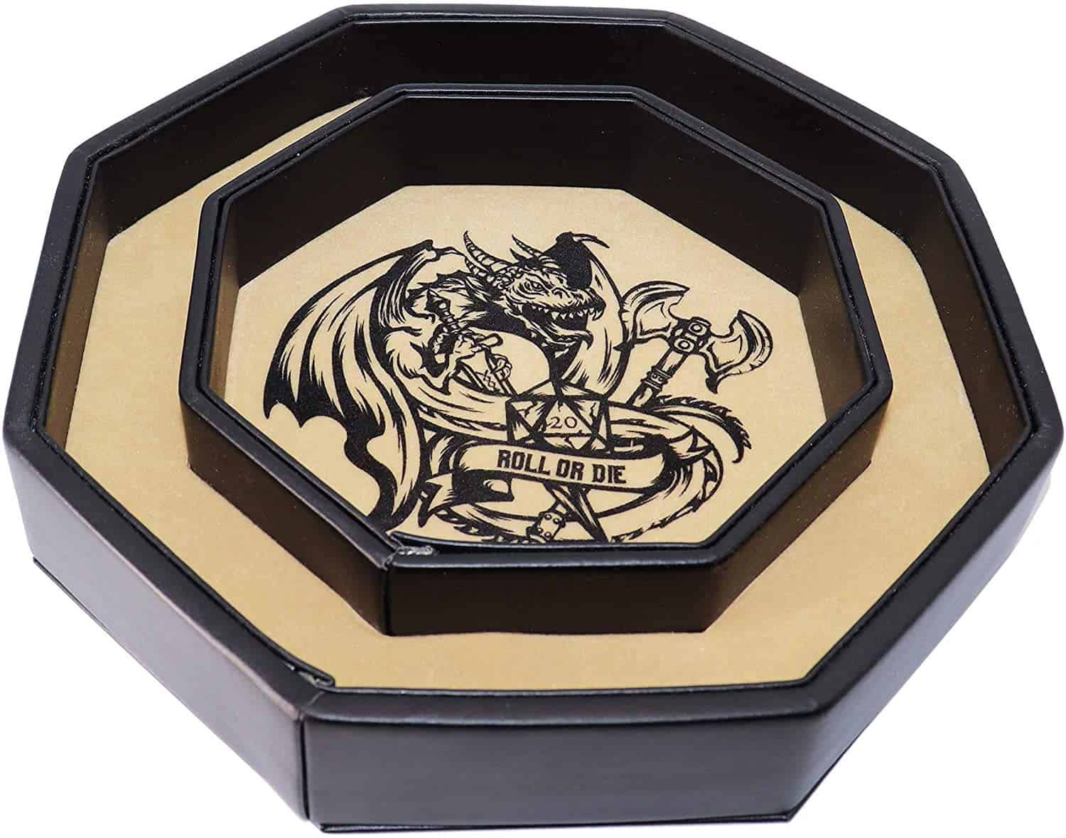 Fantasydice-Chromatic Dragon - Bandeja de dados con arte de - Imagen 7