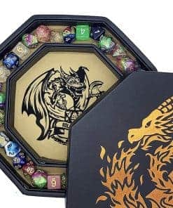 Fantasydice-Chromatic Dragon - Bandeja de dados con arte de