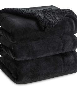 Mantas de Lana Sherpa tamaño Queen Bedsure para Cama -