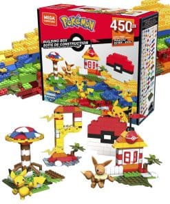Set de juguetes de construcción de Mega Pokémon, caja de