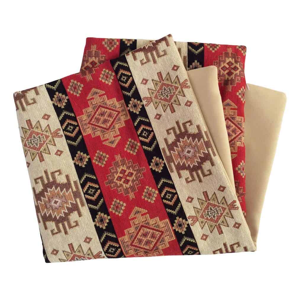 Fundas de cojín grandes Pillowerus Rojo y Crema Kilim - 22 - Imagen 7