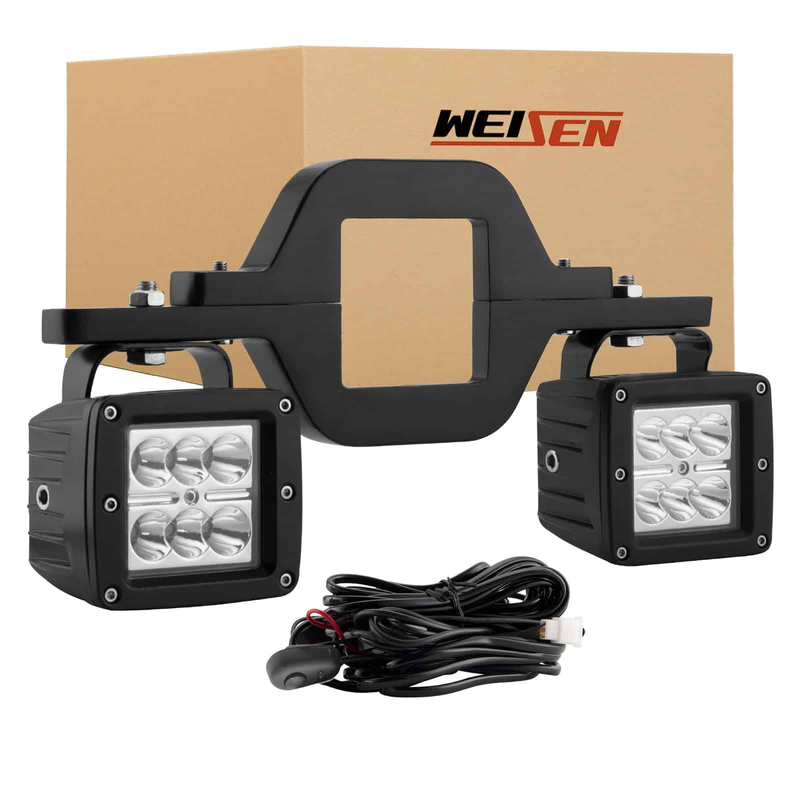 DaSen 2X 24W Luces LED Traseras de Trabajo de Respaldo y - Imagen 3