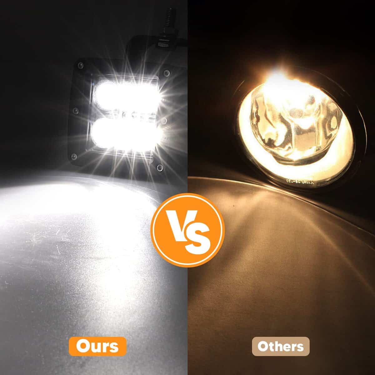 Kit de Luces LED de Niebla Dasen de 3 pulgadas 24W y - Imagen 6