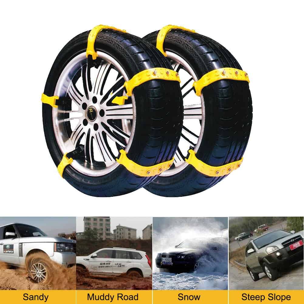 Cadenas de Nieve MeiLiMiYu para Auto, 10pcs Ajustables - Imagen 5