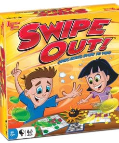 UNIVERSITY GAMES 01268 Swipe Out - Juego de Mesa, Blanco
