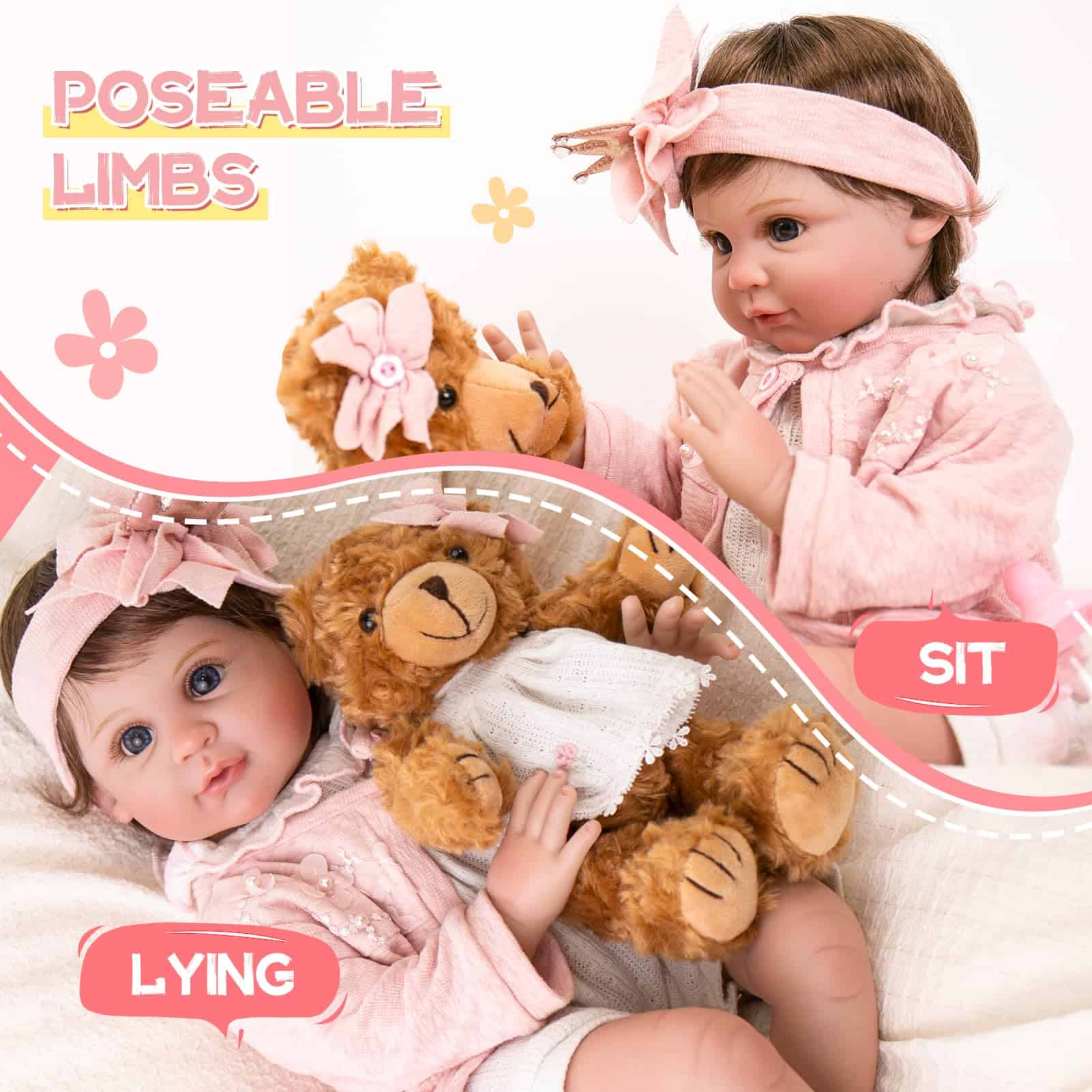 Muñeca Bebé Reborn Aori - Muñeca Realista de Niña de 22 - Imagen 6