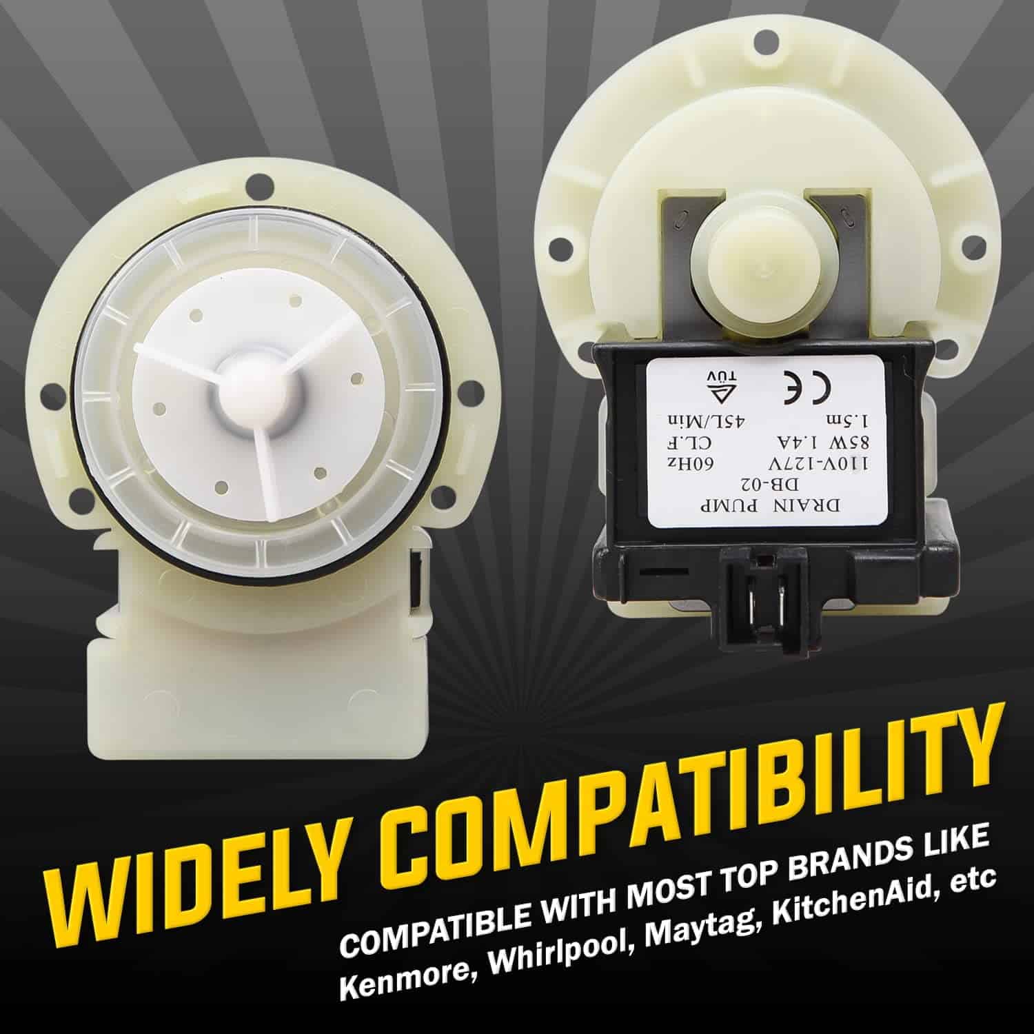 Bomba de desagüe 8181684 por Seentech - Ajuste exacto para - Imagen 3