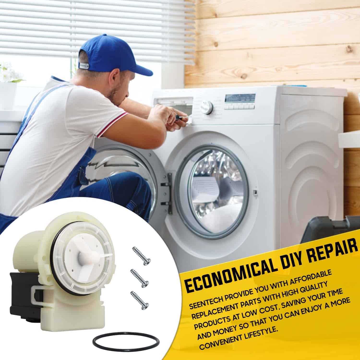 Bomba de desagüe 8181684 por Seentech - Ajuste exacto para - Imagen 7