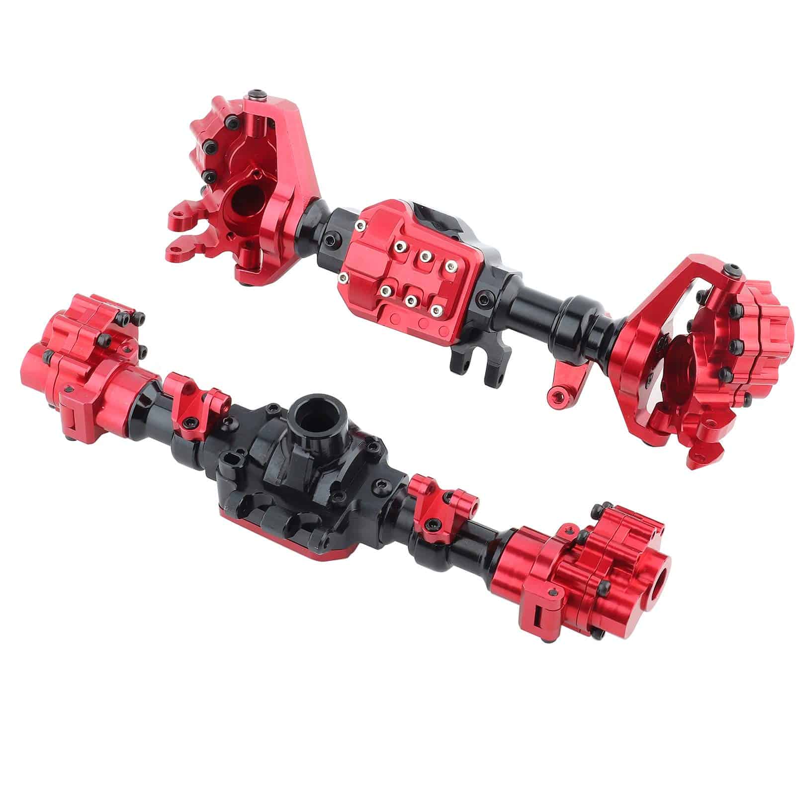 VGEBY1 Portal Axles, Ejes de Portal de Metal Rojo Frontal y - Imagen 3