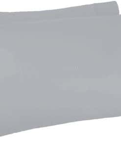 Funda de almohada extragrande TBM en color plateado Queen