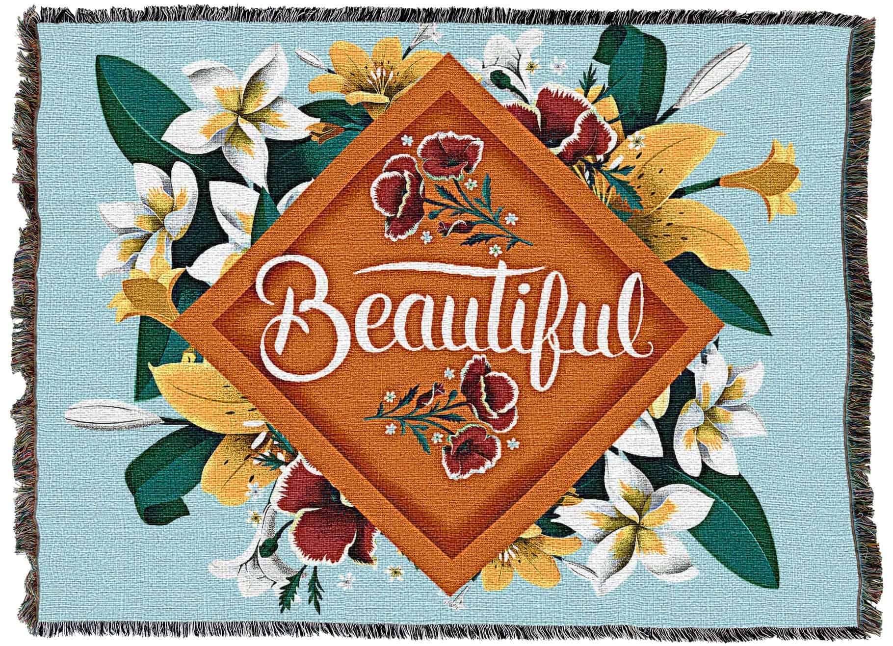 Manta Frida Kahlo de Pure Country Weavers - Hermosa y - Imagen 5