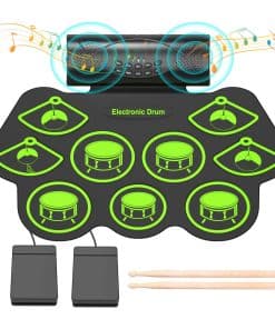 Set de batería electrónica KONIX, 9 Pads Roll-Up Electric