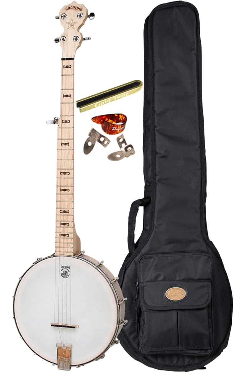 Banjo Deering Goodtime de 5 cuerdas de espalda abierta -
