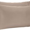 Funda de Almohada Extra Grande en Taupe para Almohadas Muy