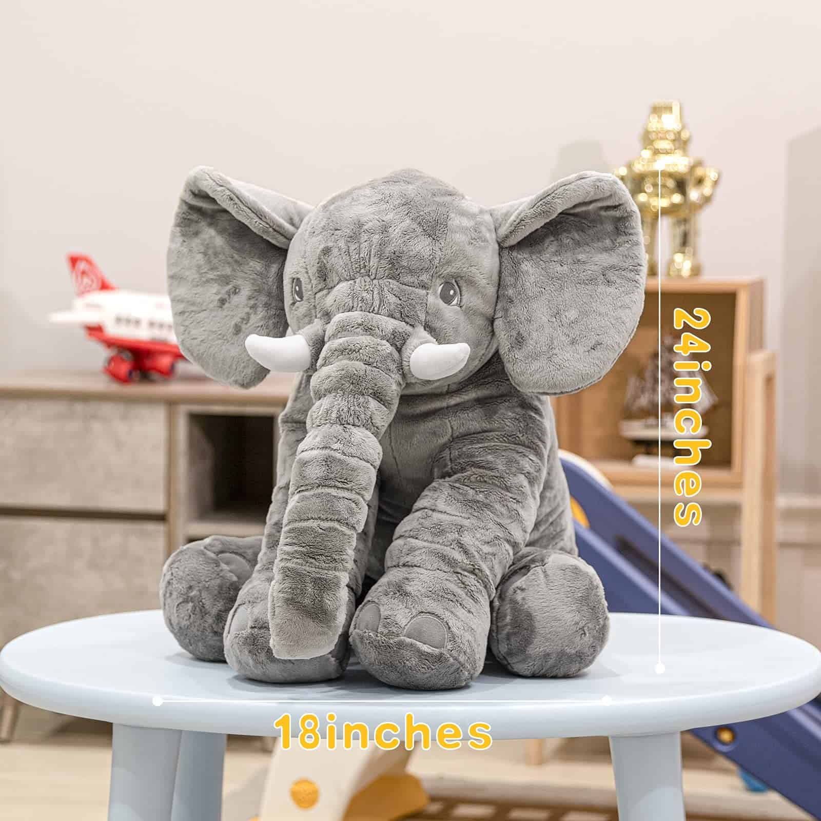 Peluche de elefante relleno Homily 24 PULGADAS - Imagen 3