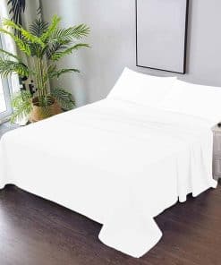 TREND BEDDING MART TBM 1PC Sábana Plana Lisa al Tacto Suave